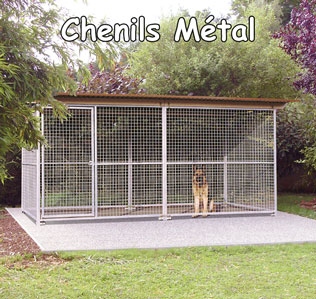 Enclos chiot chenil pour chien. Accessoires, Panneaux et grille de chenil :  Morin France